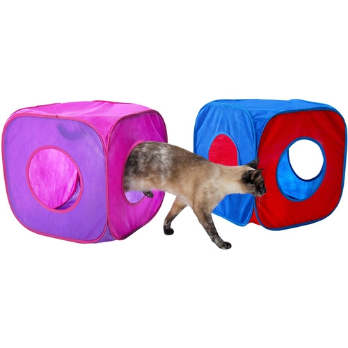 Kubo P/ Gatos Lilás/rosa Tubline