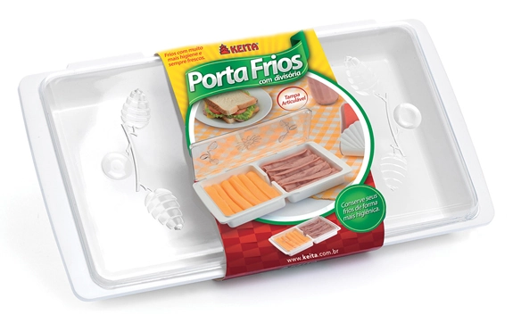 Porta Frios C/ Divisorias 17 X 30 X 3,7 Cm