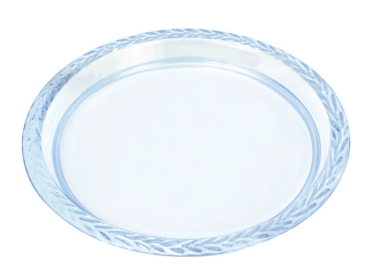 Bandeja Redonda Keita Tranca Cristal P