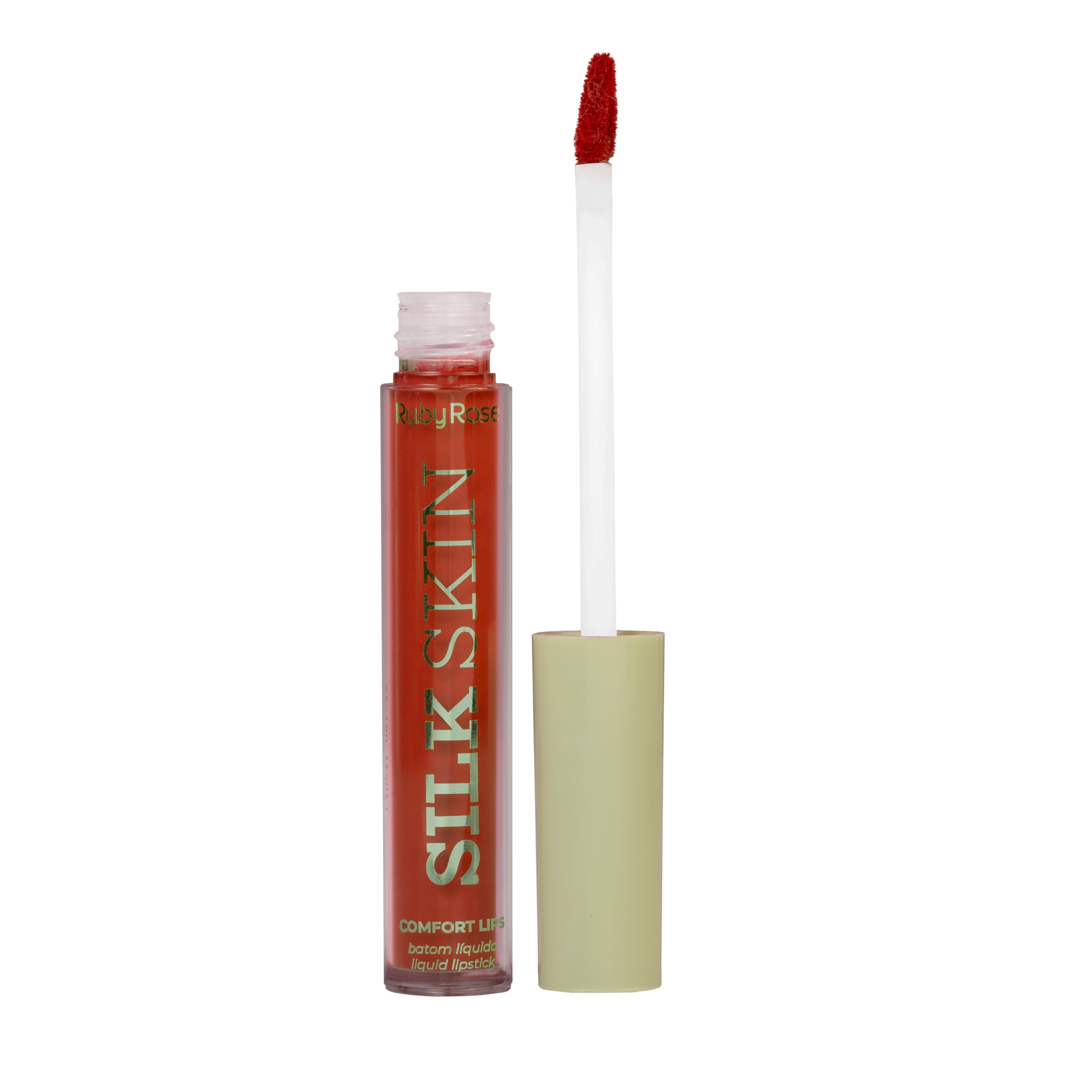 Batom Liq Ruby Rose Silk Skin Comfort Lips Sl07 3.5ml