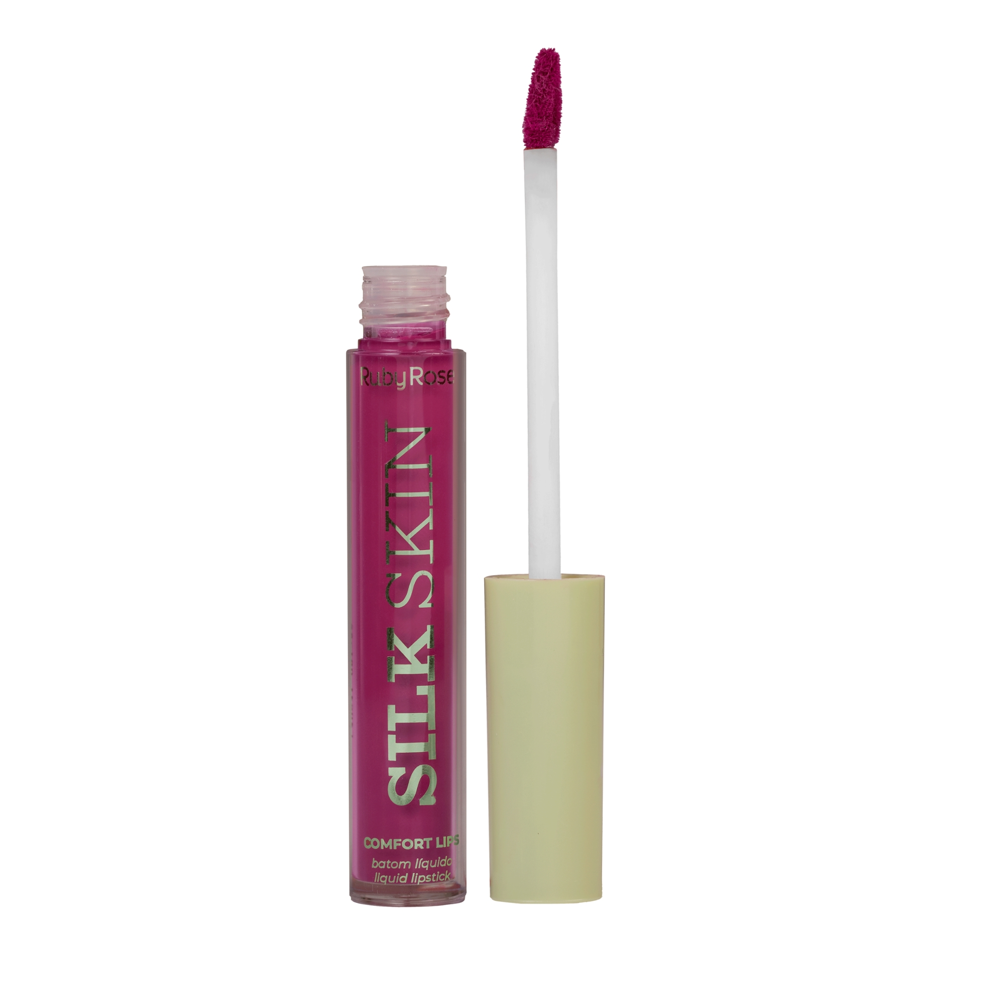 Batom Liq Ruby Rose Silk Skin Comfort Lips Sl09 3.5ml