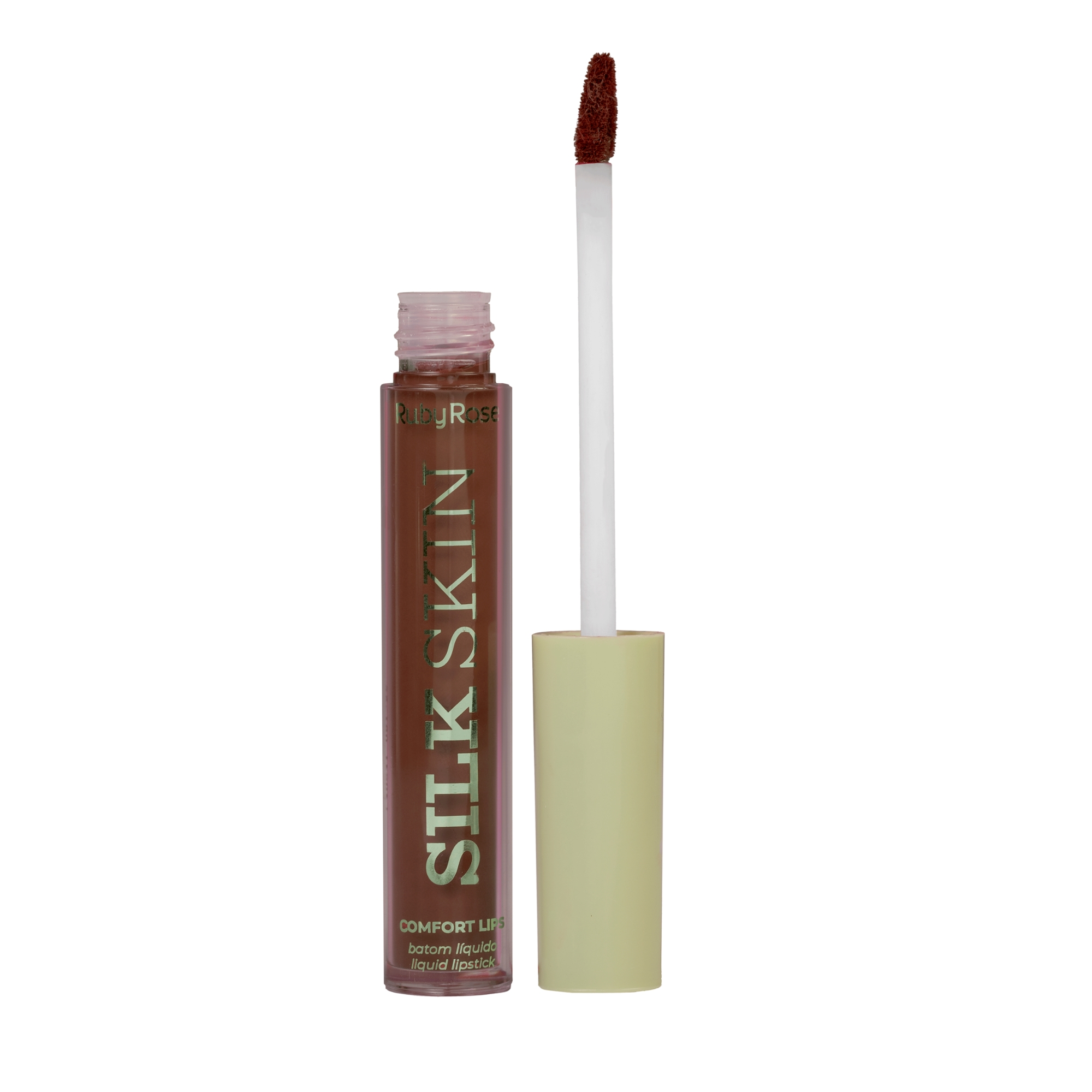 Batom Liq Ruby Rose Silk Skin Comfort Lips Sl12 3.5ml