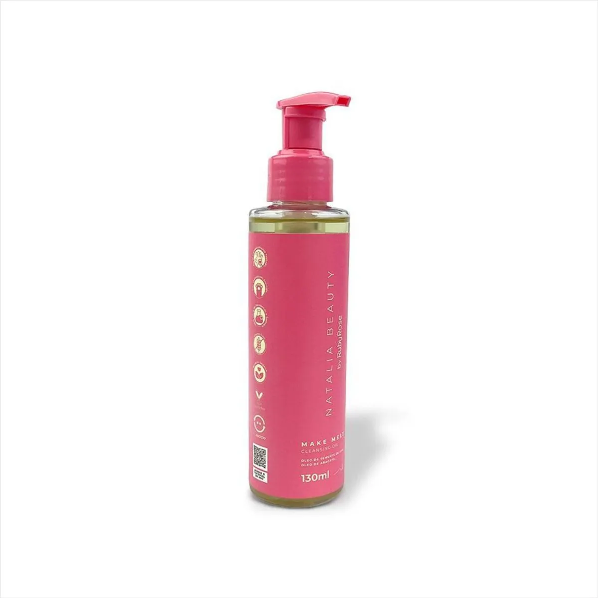 Demaquilante Facial Natalia Beauty Cleasing Oil Make Melt 130ml