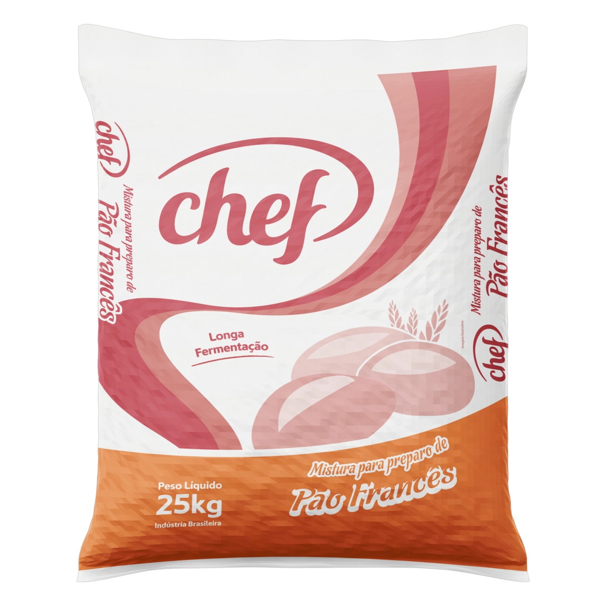 Mistura Para Pão Francês Chef Saco 25kg