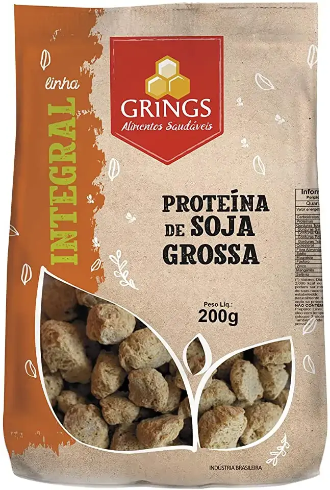 Proteina De Soja Grossa Grings 200g