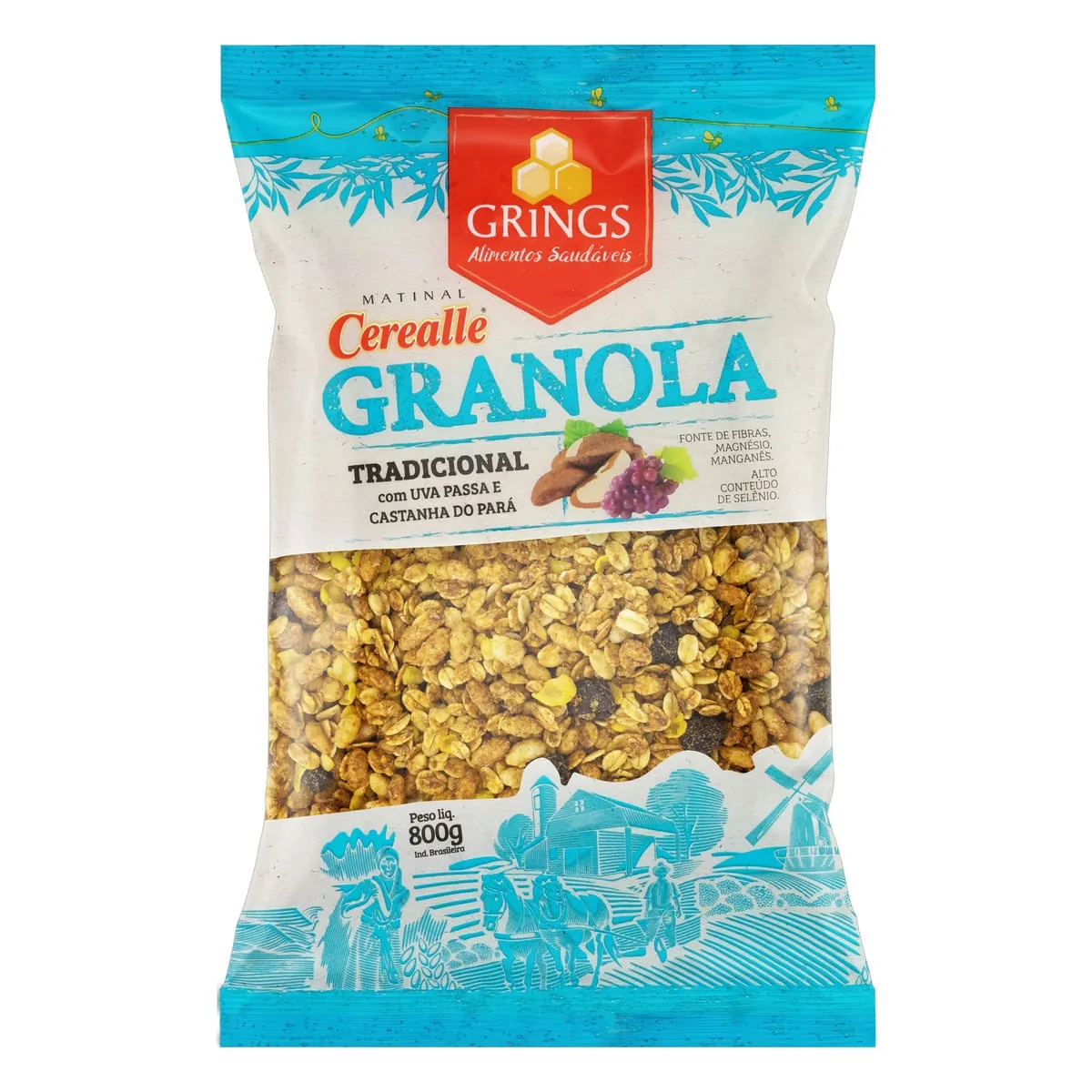 Cerealle Granola Tradicional 800g Grings