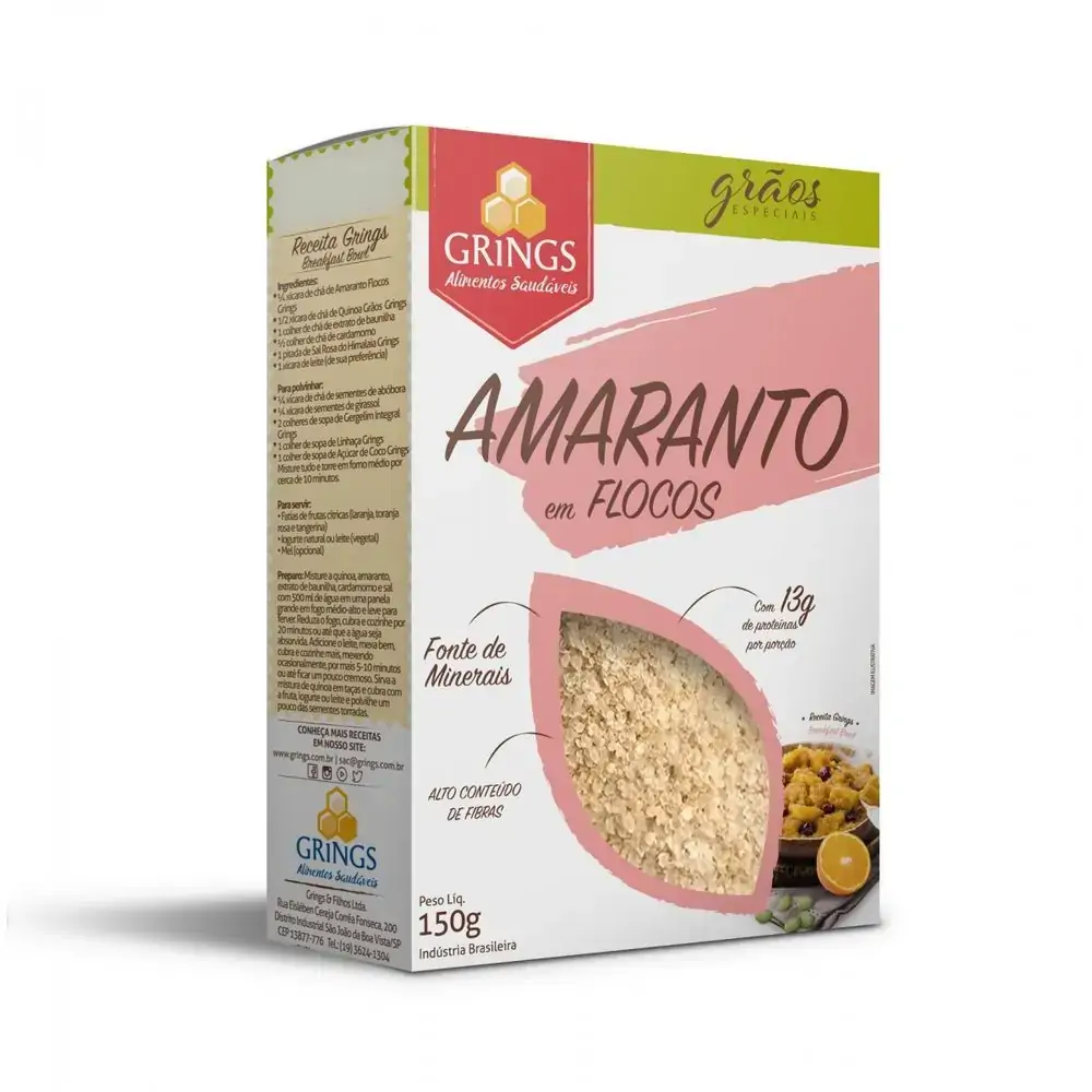Amaranto Em Flocos Grings 150g