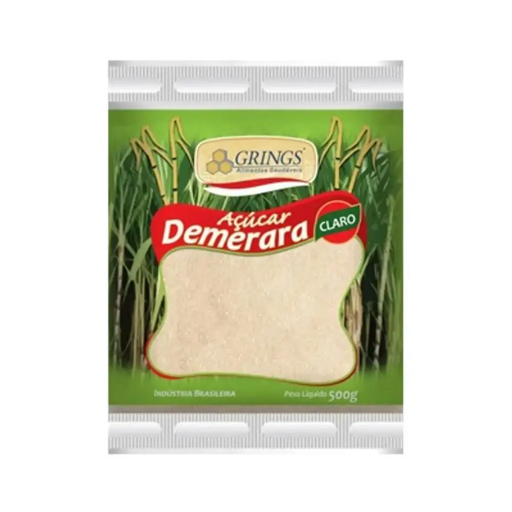 Acucar Demerara Claro Grings 500g