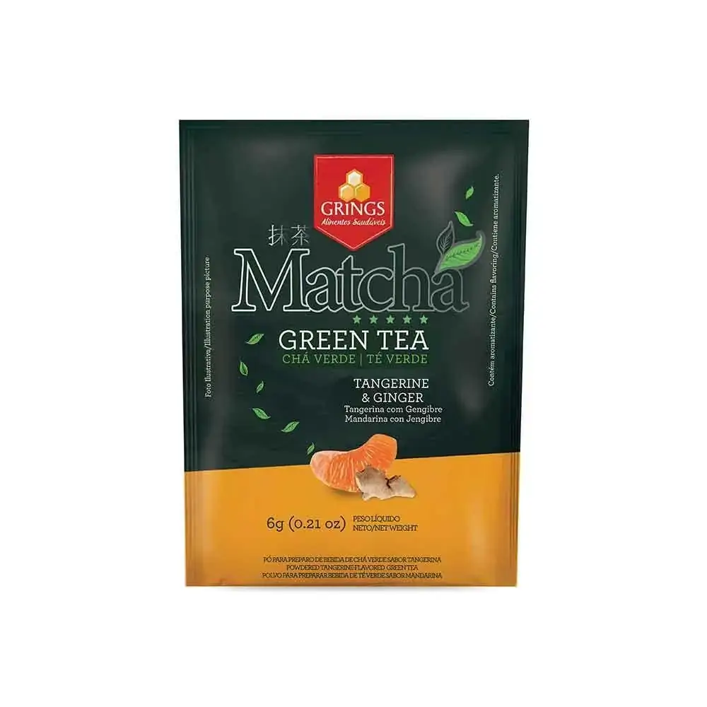 Matcha Fruit Sabor Tangerina Com Gengibre Grings 6g
