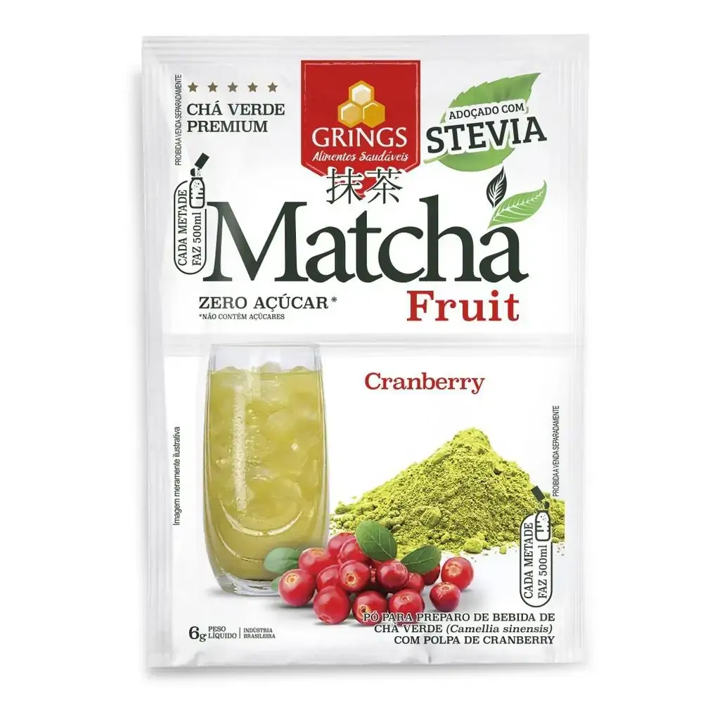 Grings Matcha Detox Cranberry Dp12x7g