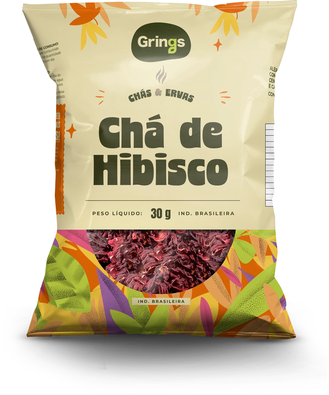 Chá De Hibisco Grings 30g