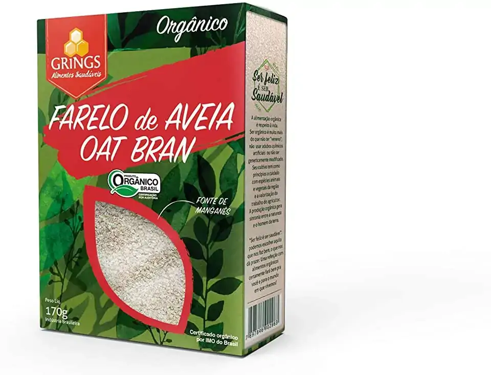 Farelo De Aveia Organico 170g