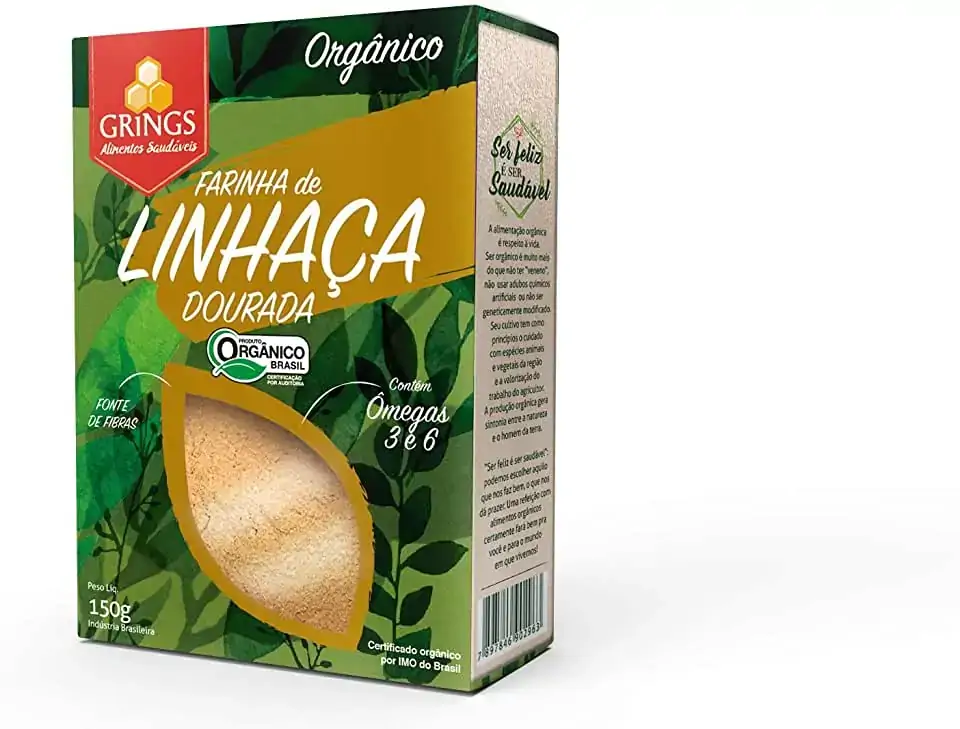 Farinha Linhaca Grings Organica 150g Dourada
