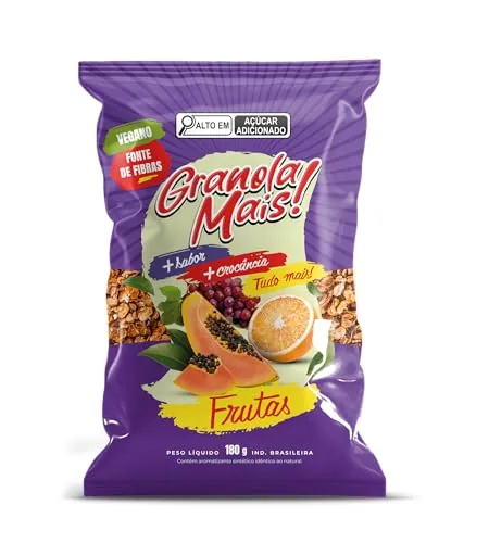 Granola Mais Frutas 180g Grings