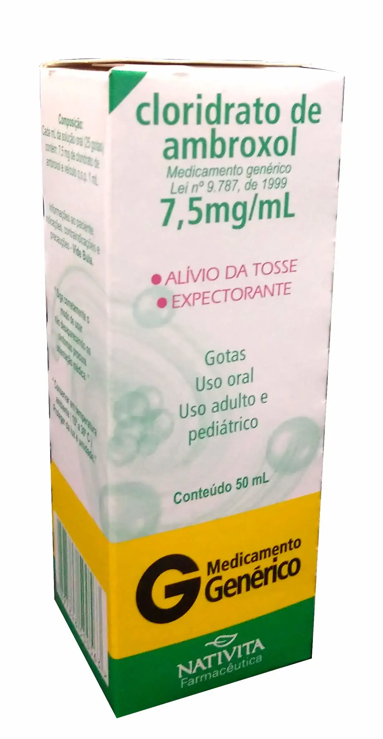 Cloridrato De Ambroxol 7,5mg/ml Sol Or Fr