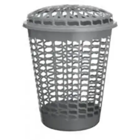 Cesto Arqplast C/ Tampa 30lt Cinza