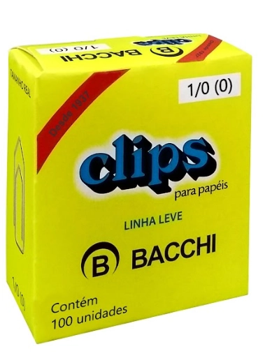 Clips Galvanizado N.1/0 C/100 Un Bacchi