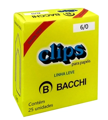 Clips Galvanizado Linha Leve N6 25un 009159 Bacchi