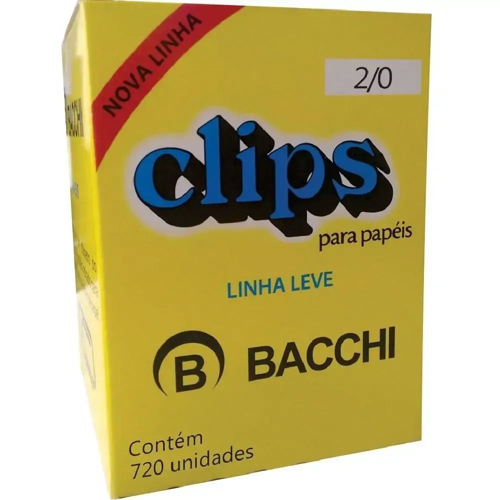 Clips Galvanizado N.00 2/0 C/720 L.leve Bacc