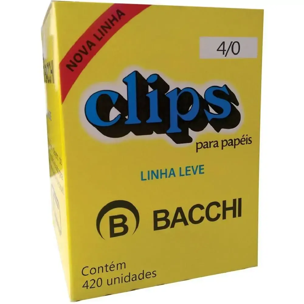 Clips N.4/0 Gal L.leve 420un 370g Bachi