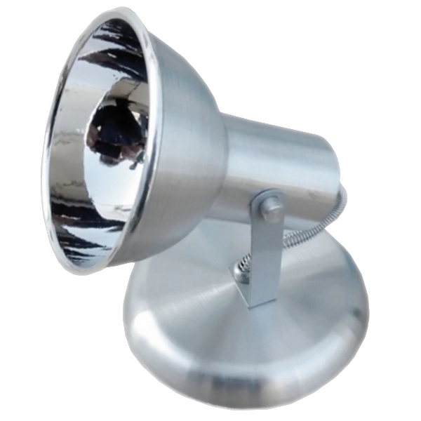 Spot de Sobrepor 1 Lâmpada Prata Farol JM Iluminação
