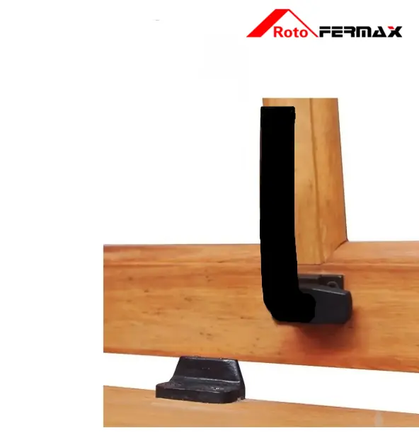 Fecho Alavanca Janela Basculante De Madeira Preto Fermax Fma49