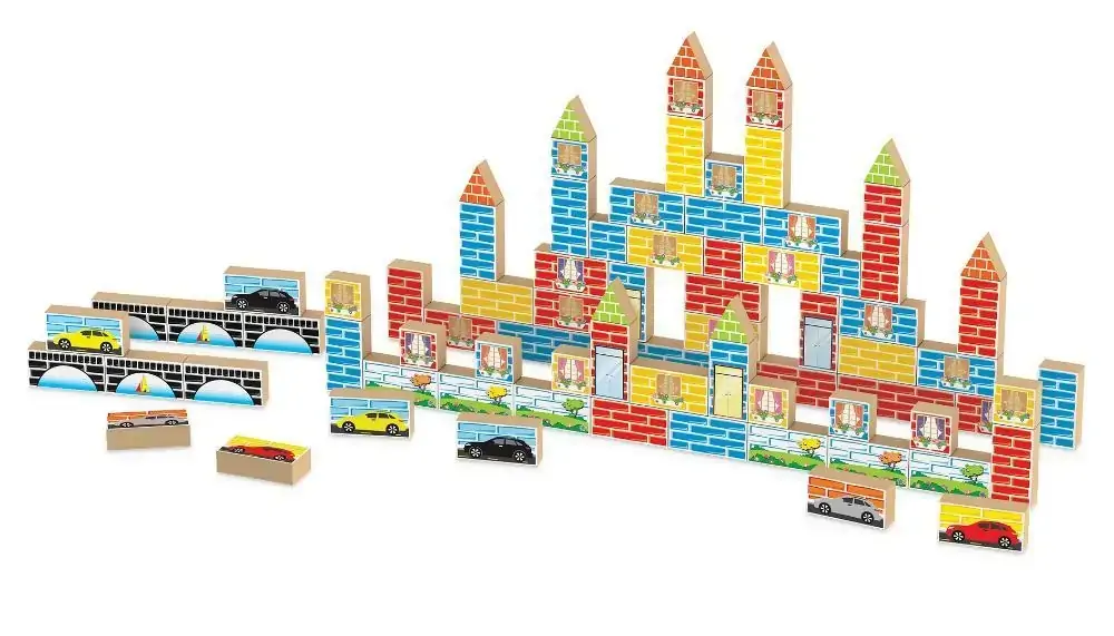 Brinquedo Construtor Junges 80 Pecas