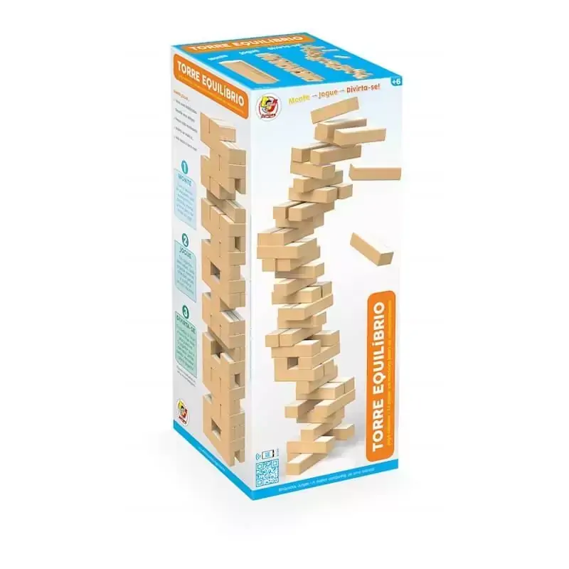 Jogo Torre Equilibrio Com 54 Peças 735 Junges