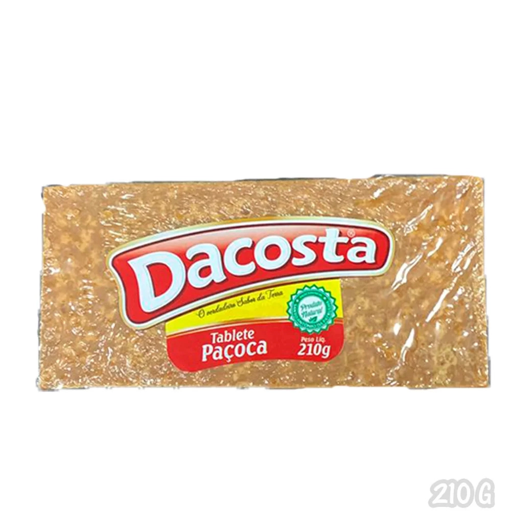 Tablete Pacoca Da Costa 210g