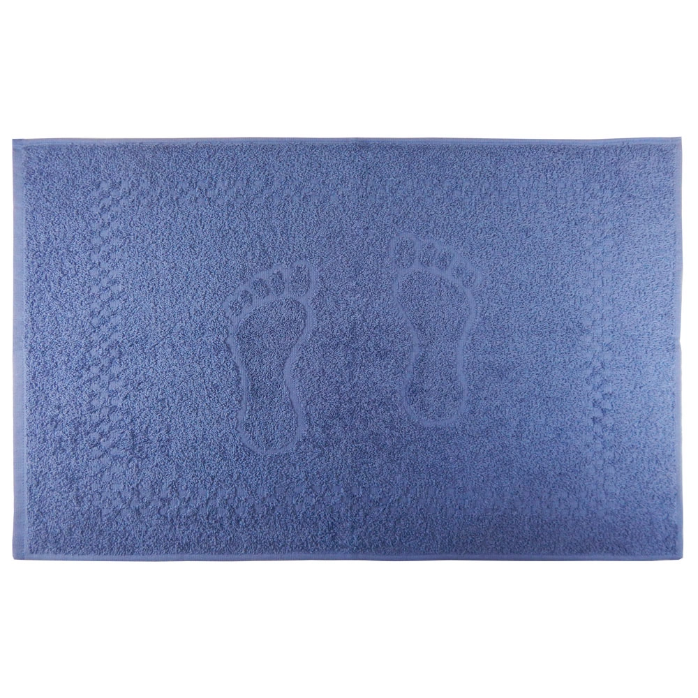 Toalha Piso Pezinho 100% Algodão 45 X 68 cm Appel - Azul Infinity