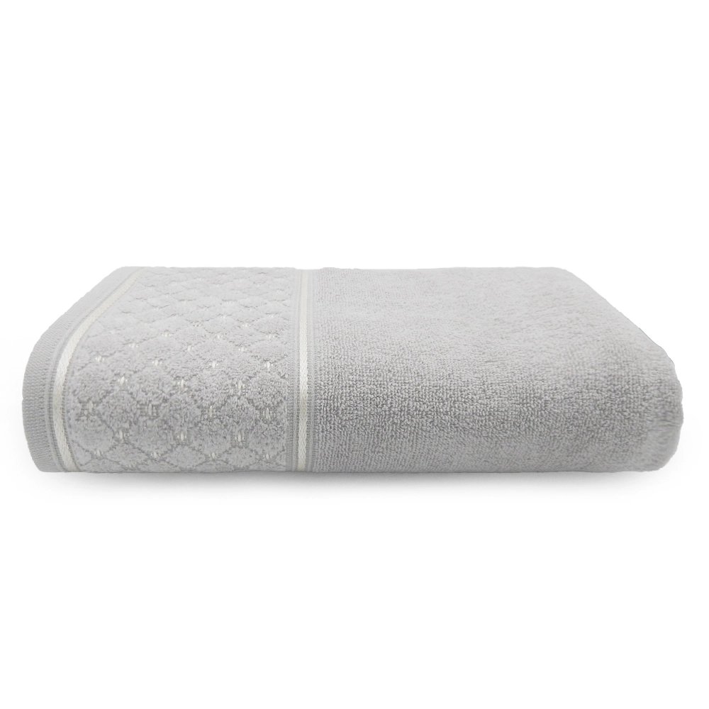 Toalha de Banho Diamond Safira Luxo 68x140 cm Prata - Appel