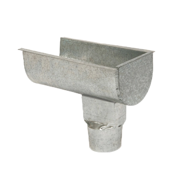 Terminal com Bocal 3" Platibanda Galvanizada C28 Calha Forte