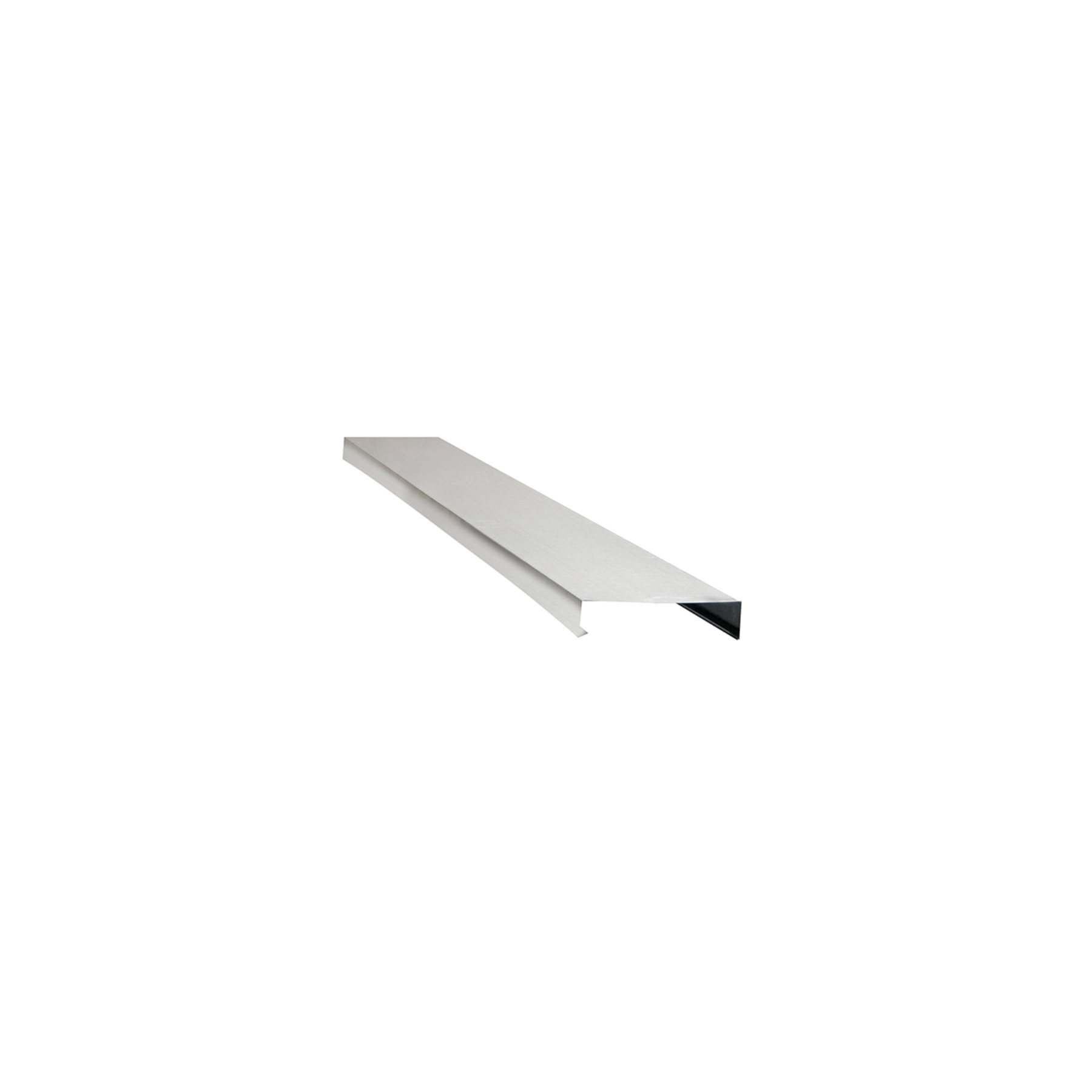 Rufo Capa 300cmx17cm Corte 28 Prateado Calha Forte