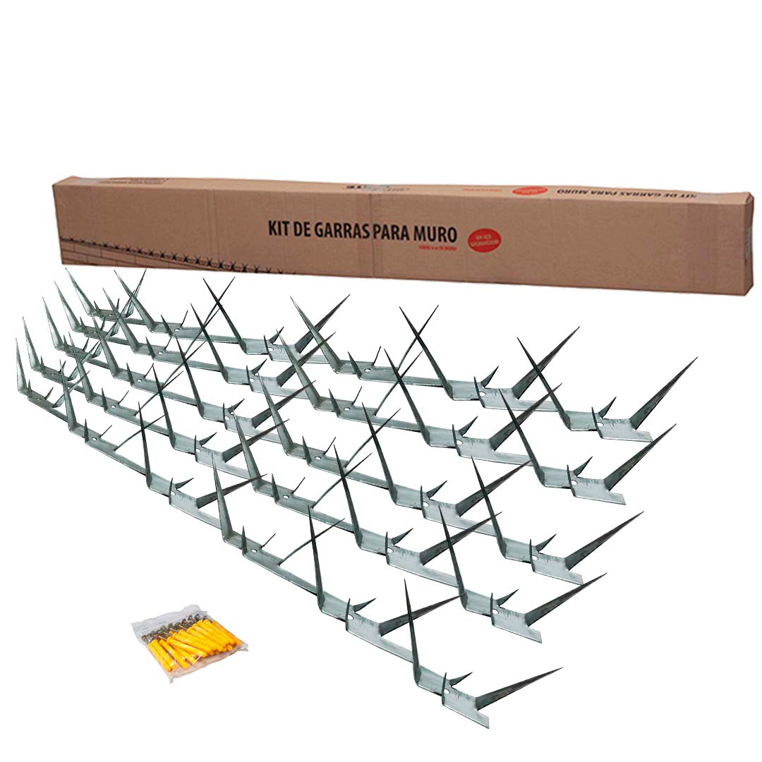 Kit Garra para Muro 6m Calha Forte