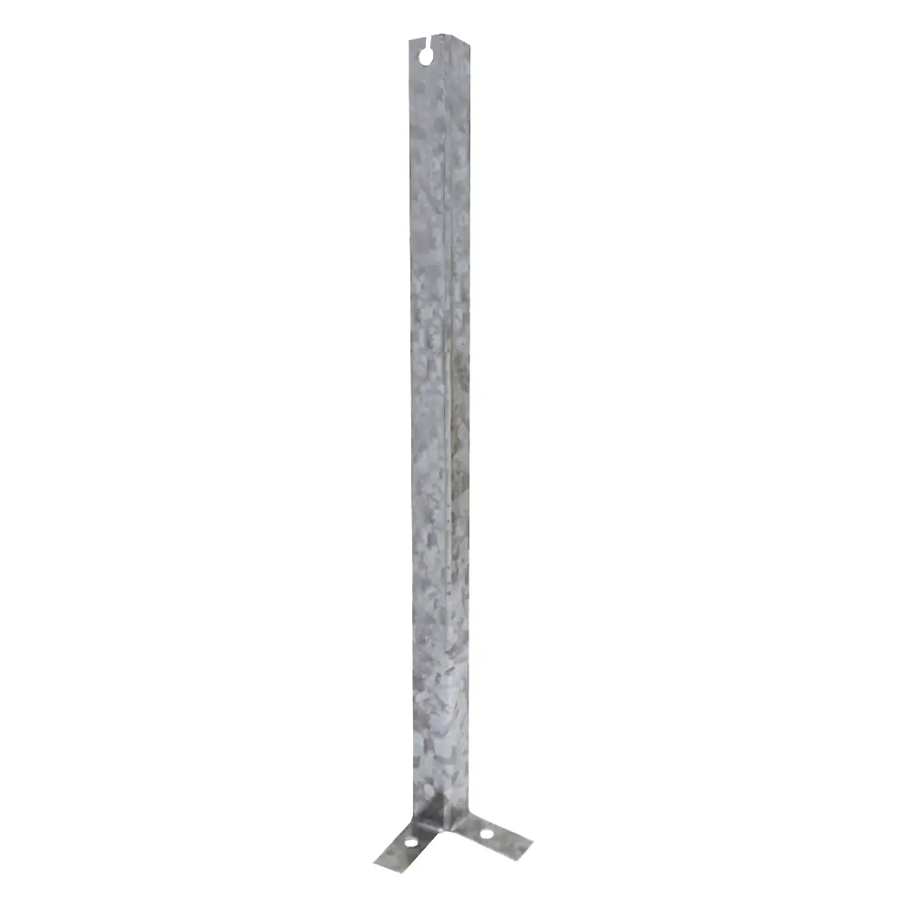 Haste Reta para Concertina Galvanizada 45cm Calha Forte