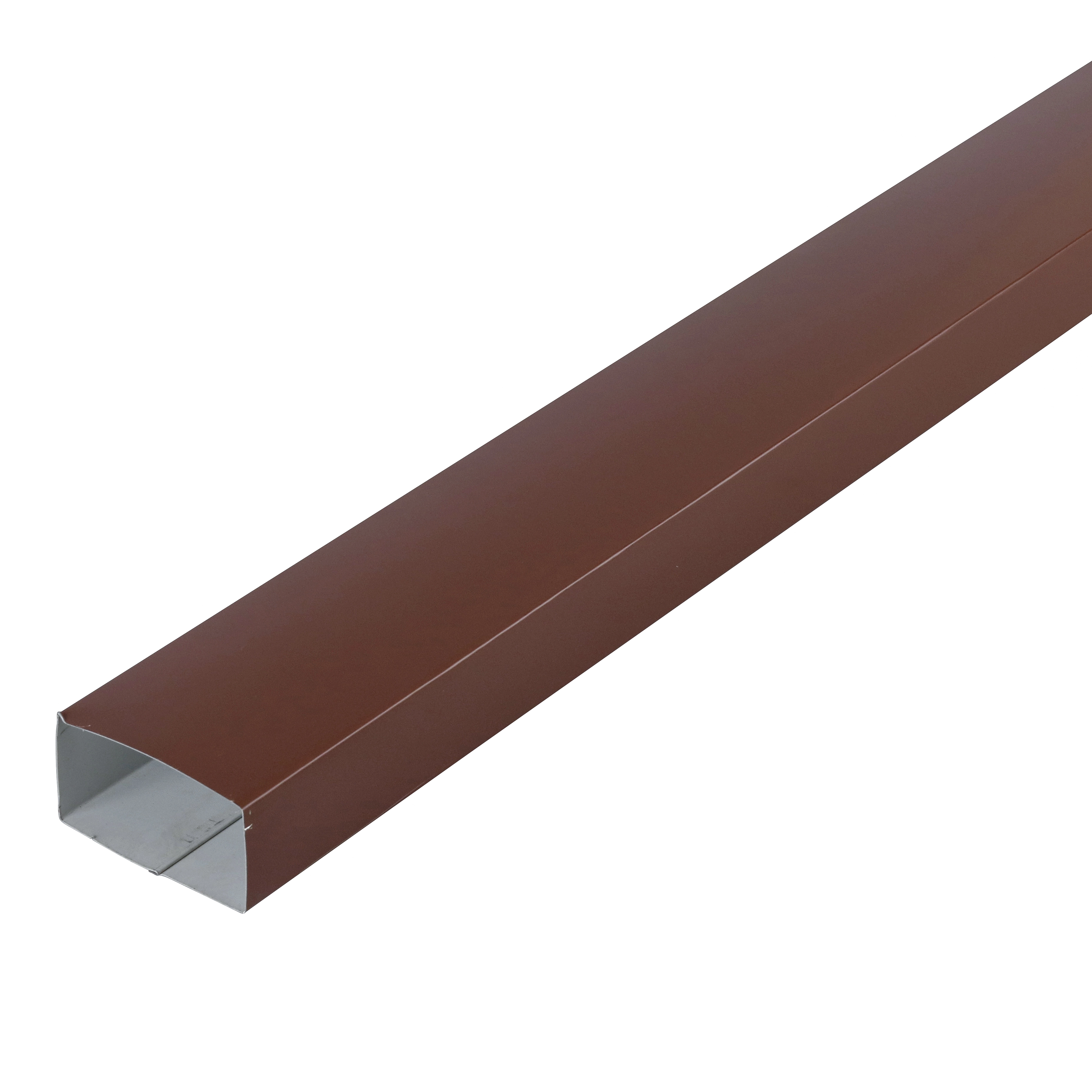 Condutor Retangular Marrom C28 Calha Forte