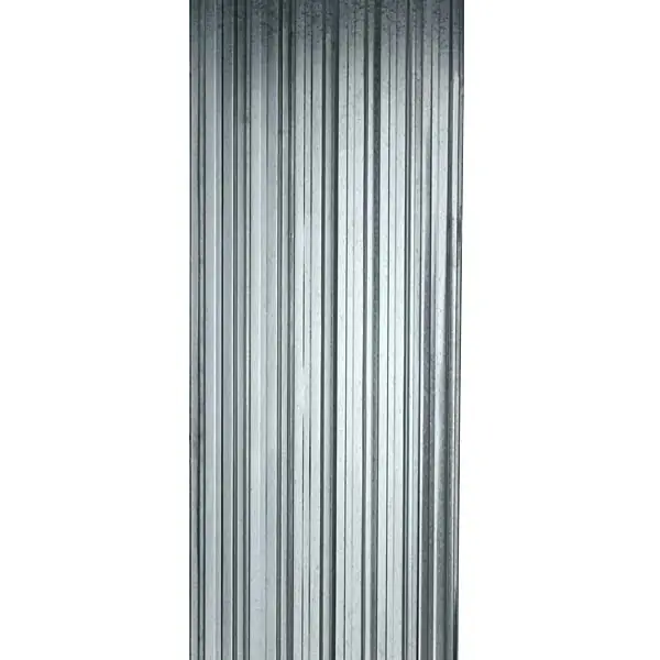 Telha Metálica Trapezoidal Aço Galvanizado 104x300cm Cinza Calha Forte