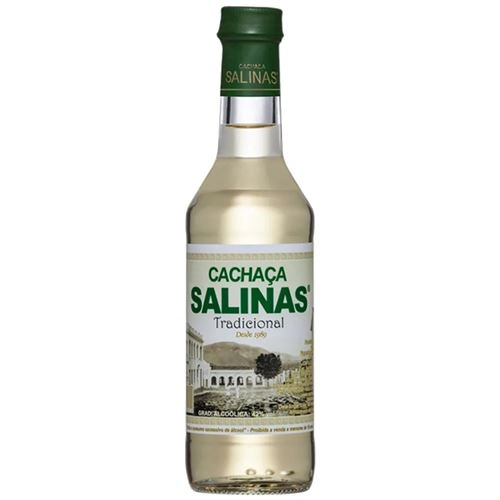 Cachaça Tradicional Salinas Garrafa 350ml