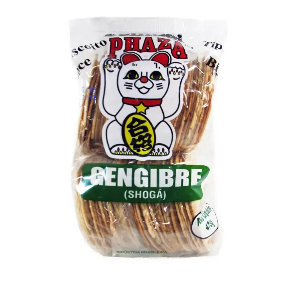 Biscoito Phaza Sembei Gengibre