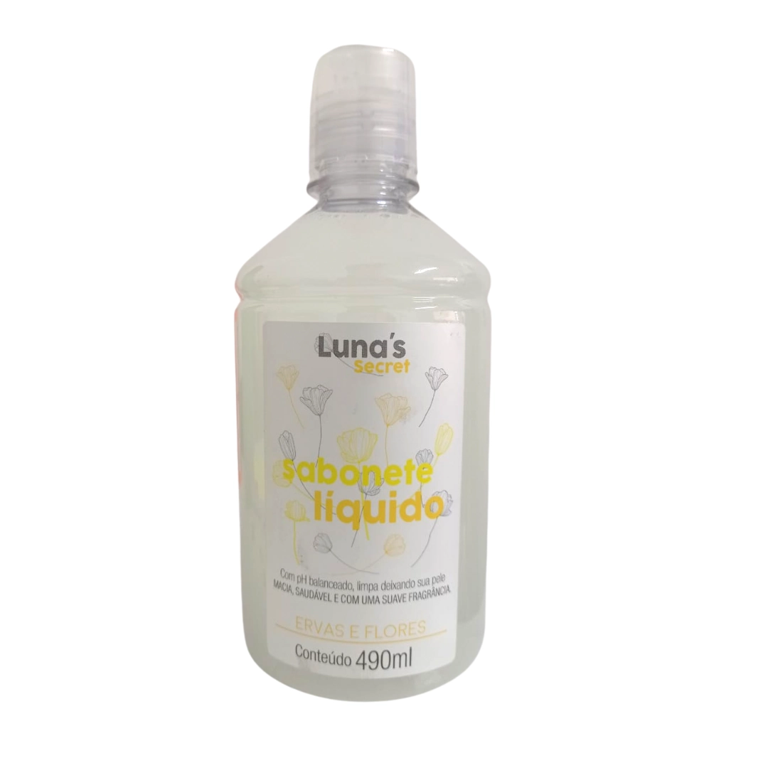Sab Liquido Lunas Secret 490ml Ervas E Flores