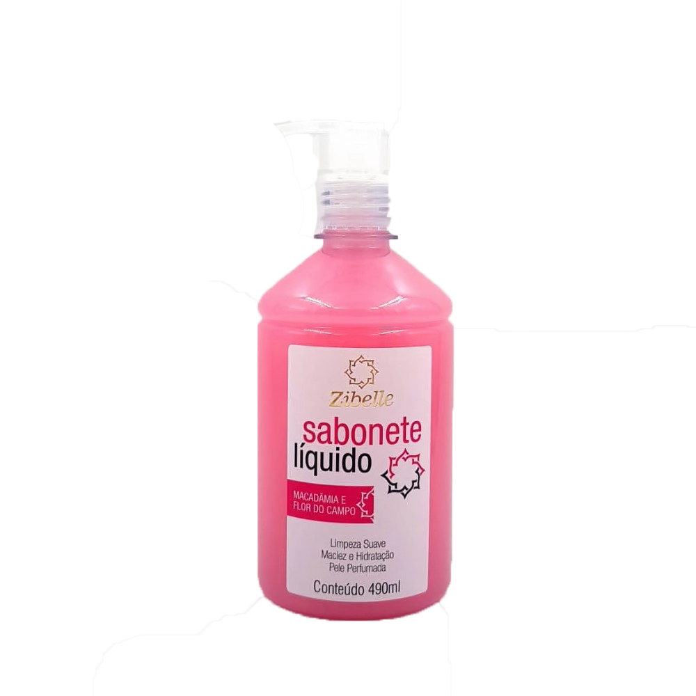 Sabonete Zibelle Liq. Macadamia E Flor Do Campo 490ml