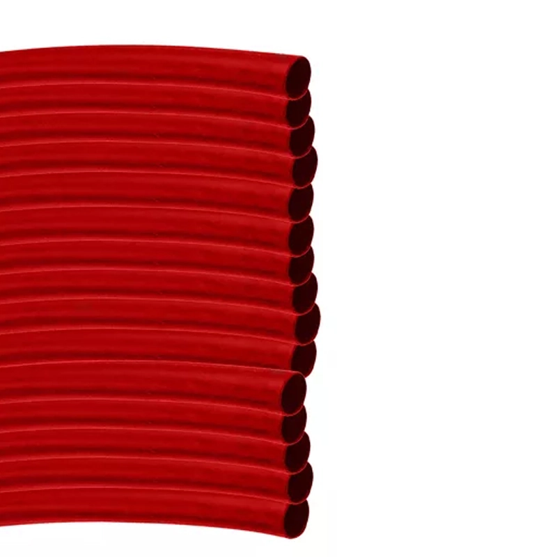 Espaguete Termo-retratil 4mm Vermelho Sibratec Kit C/ 15mts