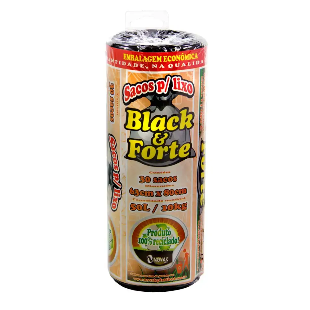 Black E Forte Saco De Lixo 50l 0 0 0 0 Sache 30 Uni
