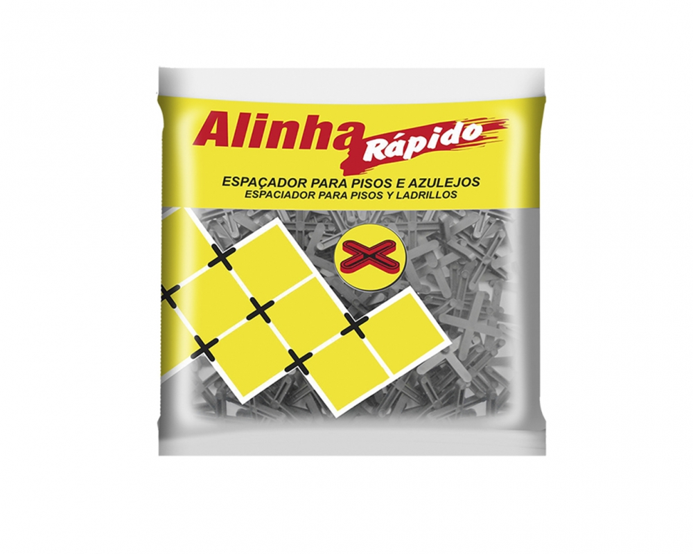 Espacador Piso-azul Alinha Rapido 2mm 100pcs Blister