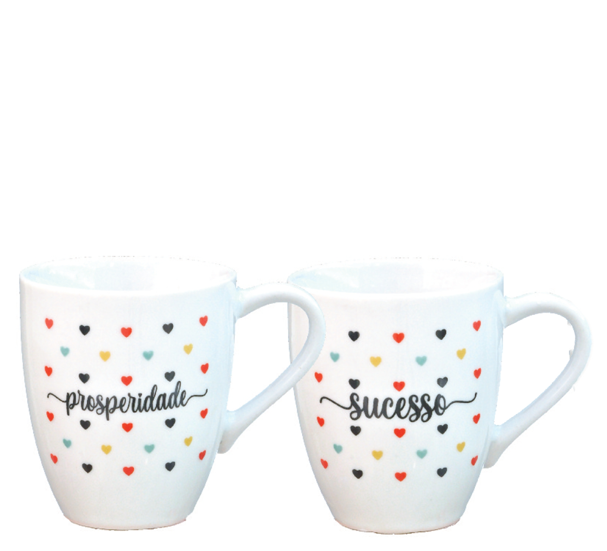 Caneca Coracao 250ml Glamour