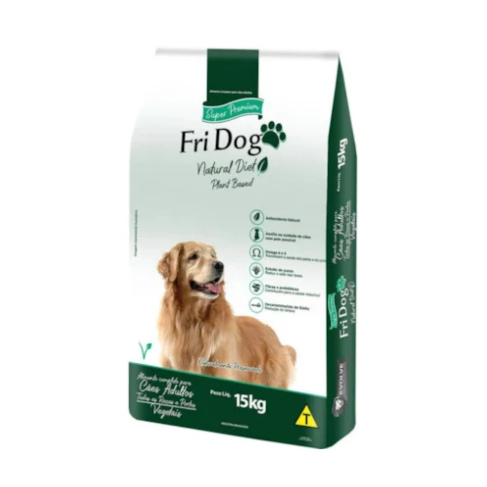 Ração Fri Dog Vegetariana Para Cães Adultos (15kg)
