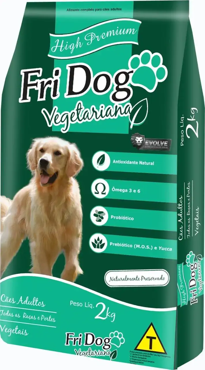 Ração Fri Dog Vegetariana Para Cães Adultos (2kg)