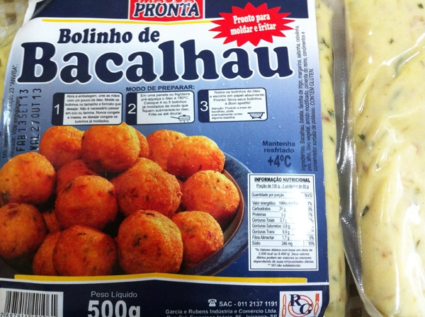 Massa Rg Bolinho De Bacalhau
