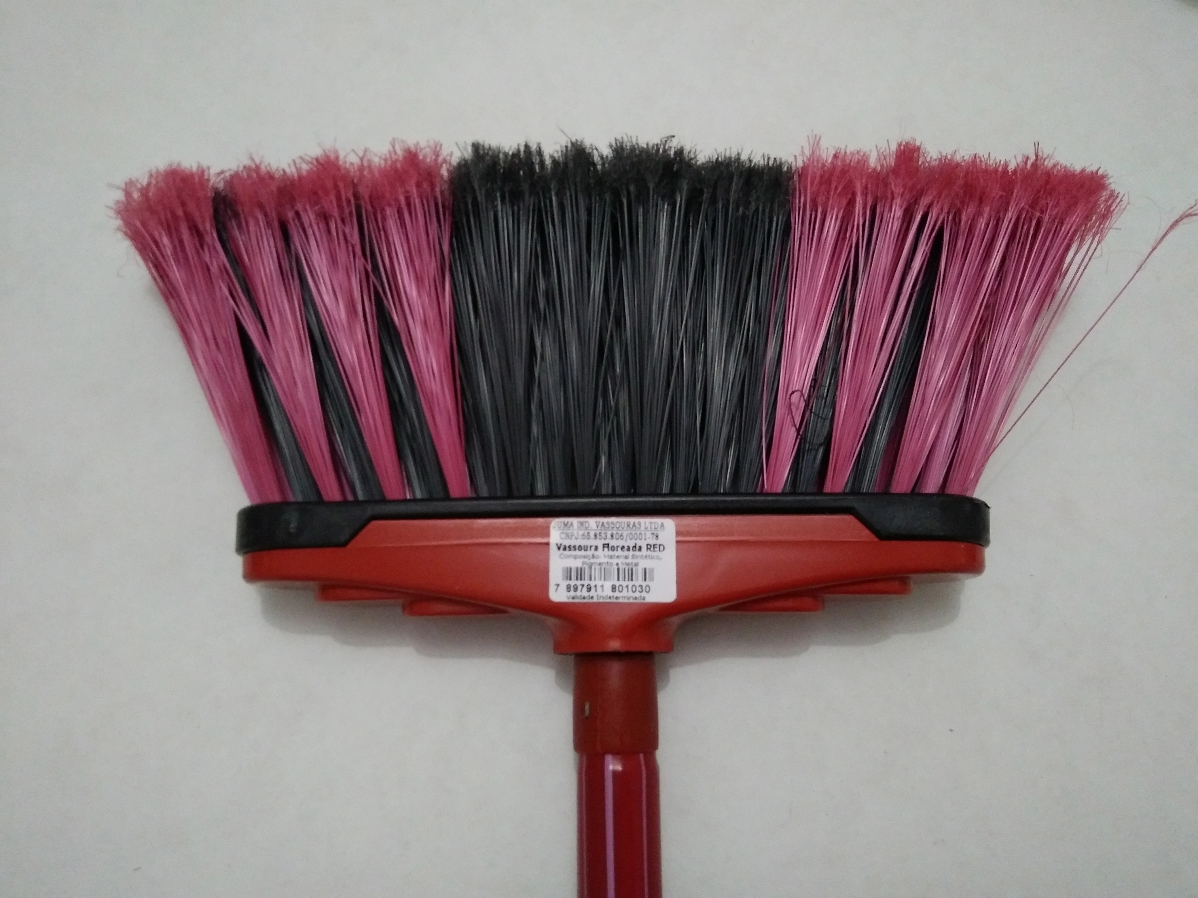 Vassoura Floreada Red