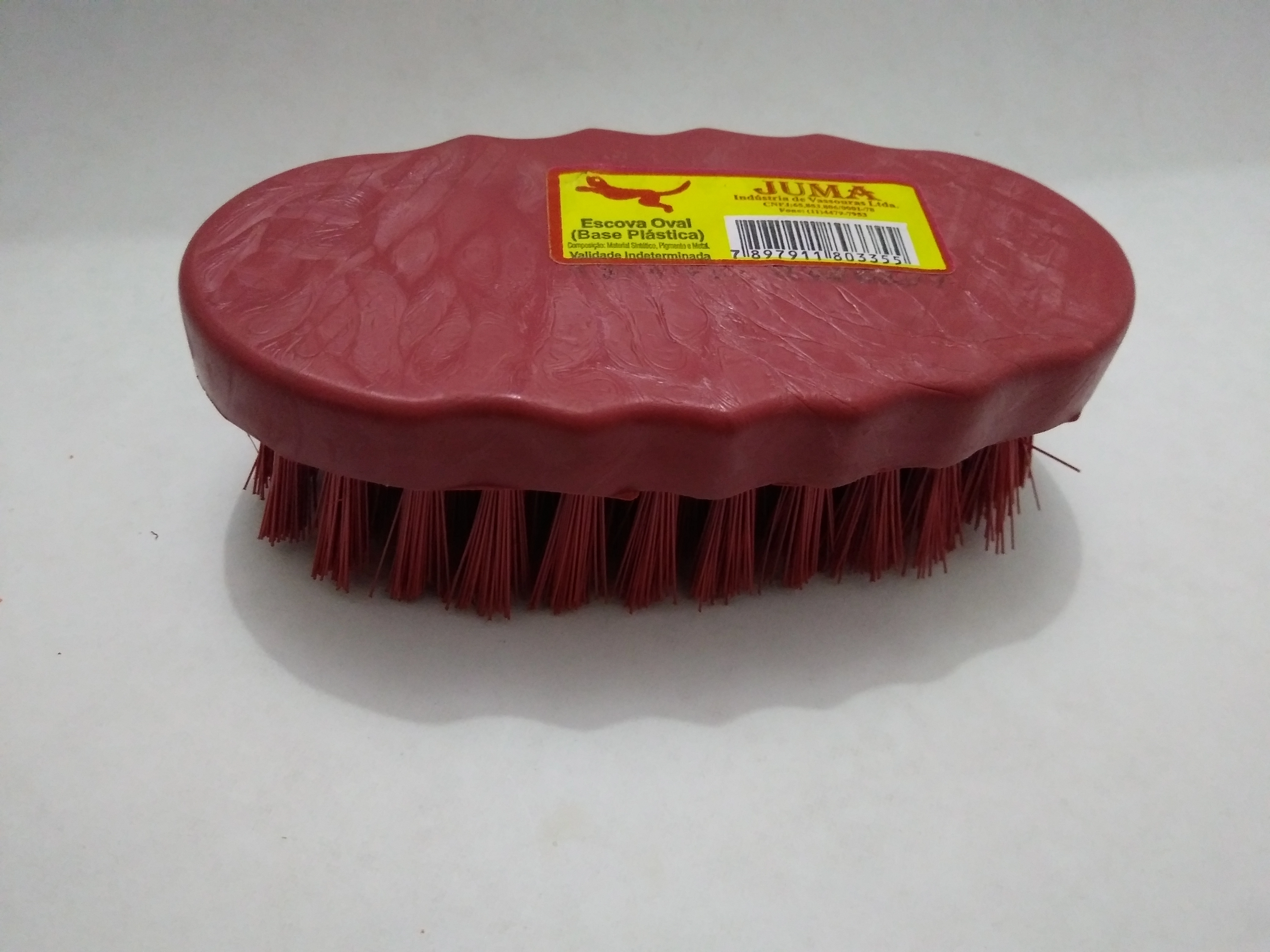 Escova Juma Oval Plastico 1unidade